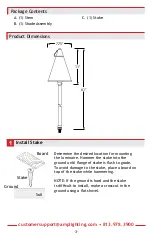 Предварительный просмотр 3 страницы AMP Lighting PolynesianPro Installation & Maintenance Manual