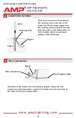 Предварительный просмотр 4 страницы AMP Lighting PolynesianPro Installation & Maintenance Manual