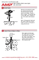 Предварительный просмотр 5 страницы AMP Lighting ShellPro APL-3034-B-BZ Installation & Maintenance Manual