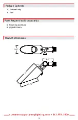 Preview for 3 page of AMP Lighting SleekPro MR11 Downlight Installation & Maintenance Manual