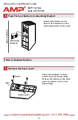 Предварительный просмотр 5 страницы AMP Lighting Sol Box ASDL-2014-P-BK Installation & Maintenance Manual