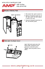 Предварительный просмотр 6 страницы AMP Lighting Sol Box ASDL-2014-P-BK Installation & Maintenance Manual