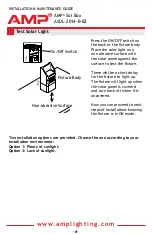 Предварительный просмотр 4 страницы AMP Lighting Sol Box Brass ASDL-2014-B-BZ Installation & Maintenance Manual