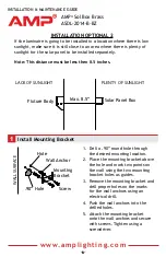 Предварительный просмотр 6 страницы AMP Lighting Sol Box Brass ASDL-2014-B-BZ Installation & Maintenance Manual