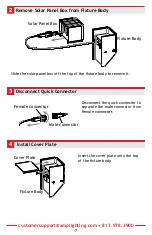 Предварительный просмотр 7 страницы AMP Lighting Sol Box Brass ASDL-2014-B-BZ Installation & Maintenance Manual