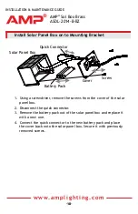 Предварительный просмотр 10 страницы AMP Lighting Sol Box Brass ASDL-2014-B-BZ Installation & Maintenance Manual