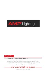 Предварительный просмотр 12 страницы AMP Lighting Sol Box Brass ASDL-2014-B-BZ Installation & Maintenance Manual