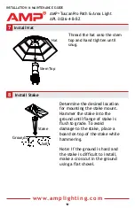 Предварительный просмотр 6 страницы AMP Lighting TuscanPro APL-3026-4-B-BZ Installation & Maintenance Manual