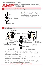 Предварительный просмотр 4 страницы AMP Lighting VAC-ZWM1-BBZ Installation & Maintenance Manual