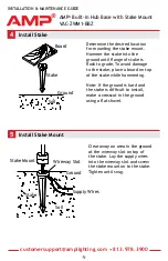 Предварительный просмотр 5 страницы AMP Lighting VAC-ZWM1-BBZ Installation & Maintenance Manual