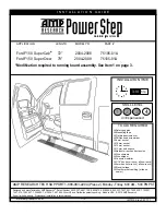 AMP Research 75105-01A Installation Manual preview