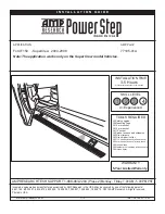 Preview for 1 page of AMP Research 77105-01A Installation Manual