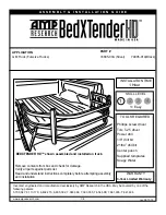 AMP Research BEDXTENDER HD 74805-00A Assembly And Installation Manual preview