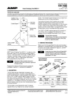 Preview for 1 page of AMP 90310-1 Instruction Sheet