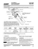 Preview for 1 page of AMP PRO-CRIMPER 2 Instruction Sheet