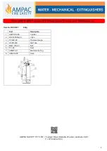 Предварительный просмотр 4 страницы Ampac FlameSAFE ABE Powder Service And Maintenance