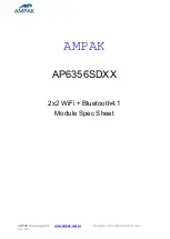 Preview for 14 page of Ampak AP6356SD Series User Manual