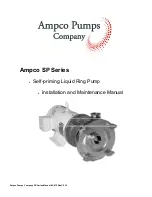 Ampco Pumps Company SP 200 Installation And Maintenance Manual preview