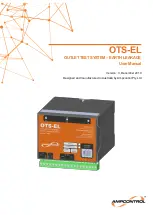 Предварительный просмотр 1 страницы Ampcontrol OTS-EL User Manual