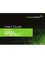 Amped Wireless ATHENA HIGHPOWER AC2600 User Manual предпросмотр