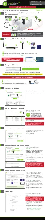 Amped Wireless SR10000 Setup Manual preview