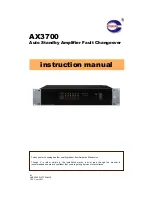 Предварительный просмотр 1 страницы Amperes AX3700 Instruction Manual