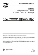 Amperes CD1002 Instruction Manual предпросмотр