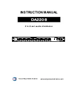 Amperes DA2208 Instruction Manual preview