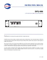 Предварительный просмотр 1 страницы Amperes DP2406 Instruction Manual