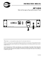 Amperes iEP1200 Instruction Manual предпросмотр