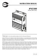 Amperes iPX Series Instruction Manual предпросмотр