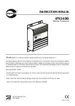 Amperes iPX5400 Instruction Manual предпросмотр