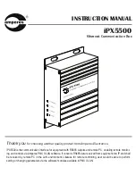 Amperes iPX5500 Instruction Manual preview