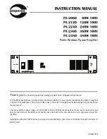 Amperes PA 2060 Instruction Manual предпросмотр