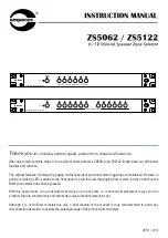 Amperes ZS5062 Instruction Manual предпросмотр