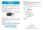 Ampetronic ATT100-T74 Manual preview