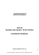 Ampetronic HLS-2A Installation Handbook preview