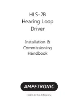 Предварительный просмотр 1 страницы Ampetronic HLS-2B Installation & Commissioning Handbook