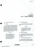 Preview for 46 page of Ampex AG-440 B Operation And Maintenance Manual