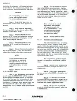 Preview for 62 page of Ampex AG-440 B Operation And Maintenance Manual