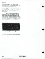 Preview for 71 page of Ampex AG-440 B Operation And Maintenance Manual