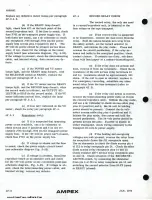 Preview for 90 page of Ampex AG-440 B Operation And Maintenance Manual