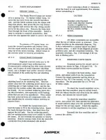 Preview for 93 page of Ampex AG-440 B Operation And Maintenance Manual