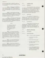 Preview for 173 page of Ampex AG-440 B Operation And Maintenance Manual