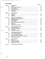 Preview for 3 page of Ampex AG500 Operation And Maintenance Manual