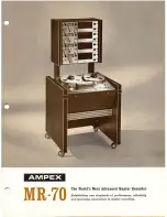 Preview for 1 page of Ampex MR-70 User Manual