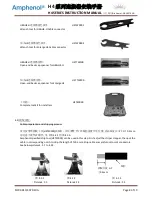 Предварительный просмотр 8 страницы Amphenol H4 Series Instruction Manual