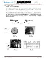 Предварительный просмотр 9 страницы Amphenol H4 Series Instruction Manual