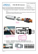 Preview for 4 page of Amphenol HVSL1000 06X Assembly Instructions