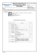 Preview for 3 page of Amphenol HVSL280063 Series Application Specification